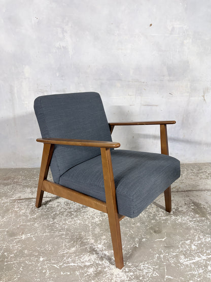 Vintage 1990s IKEA Teak Lounge Armchair