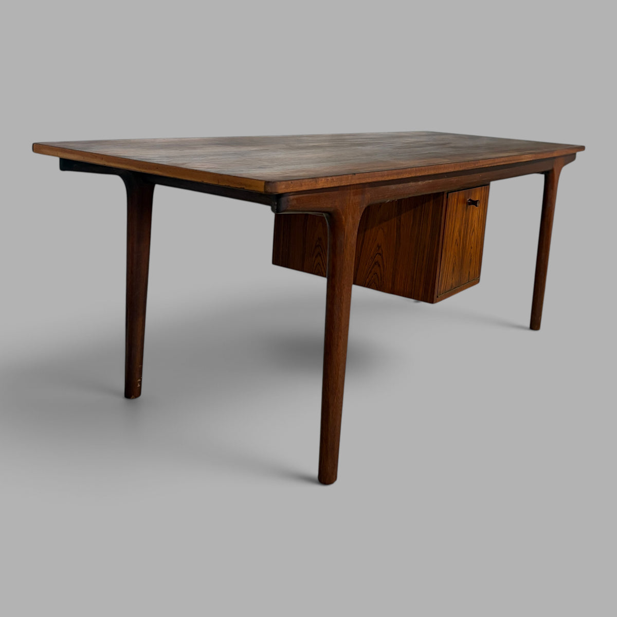 Mid Century Danish Rosewood Coffee Table by Gunni Omann for Omann Jun Storage Cabinet
