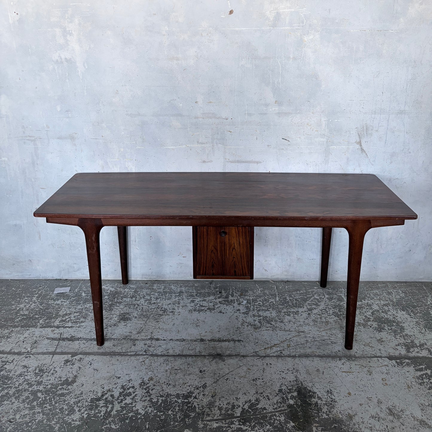 Mid Century Danish Rosewood Floating Coffee Table by Omann Jun
