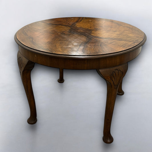 Mid Century Rounded Walnut Coffee Table