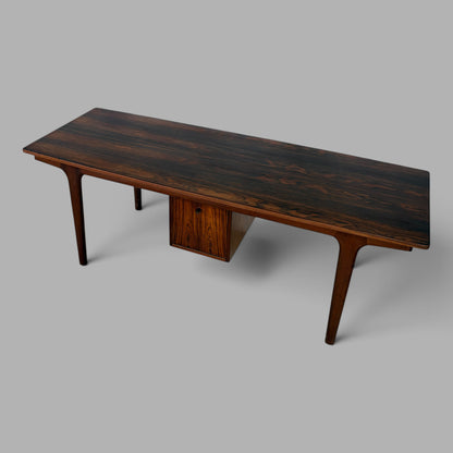 Mid Century Danish Rosewood Coffee Table by Gunni Omann for Omann Jun Storage Cabinet