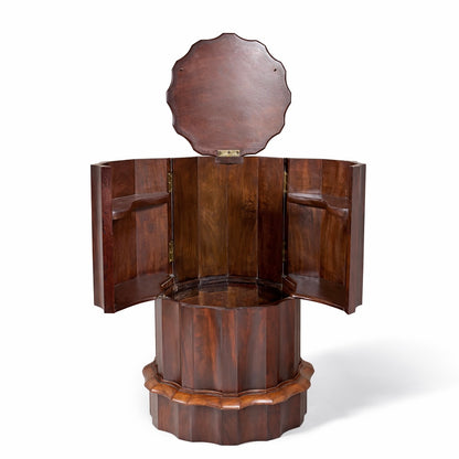 Art Deco Victorian Octagonal Drinks Cabinet / Jardinière Stand