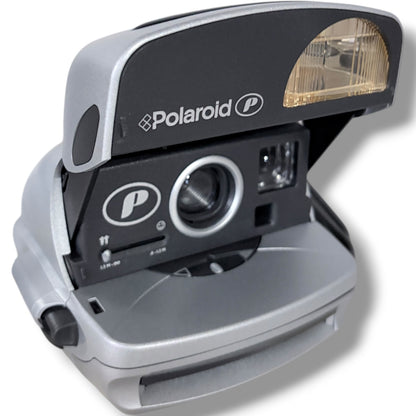 Polaroid Instant Camera - Vintage 600 Film Folding Body With Built-In Flash