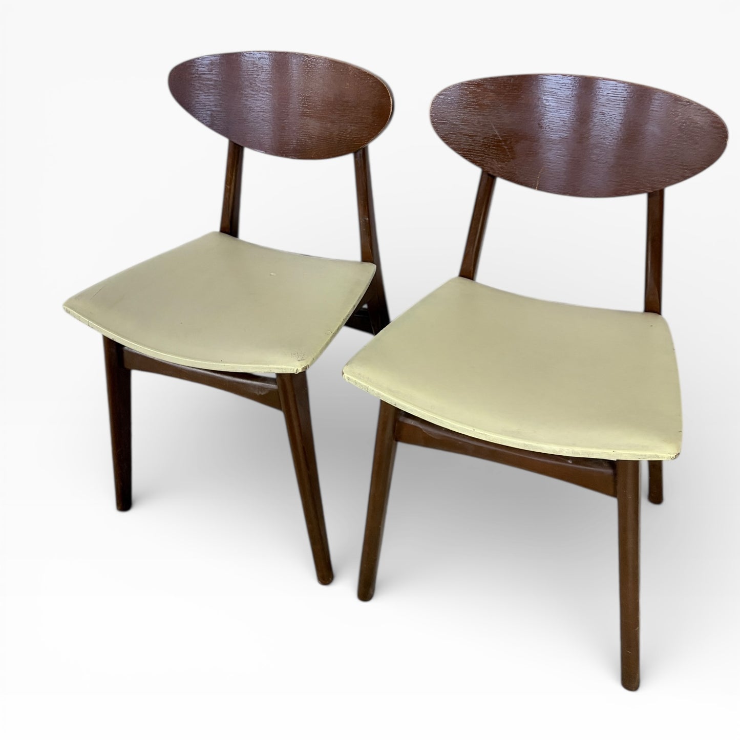 Mid-Century Danish Butterfly Back Chairs – Pair