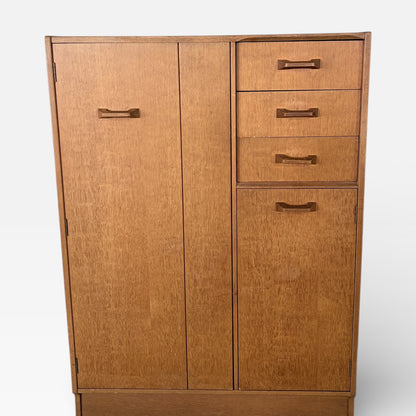 G Plan Brandon Mid-Century Oak Wardrobe with Drawers