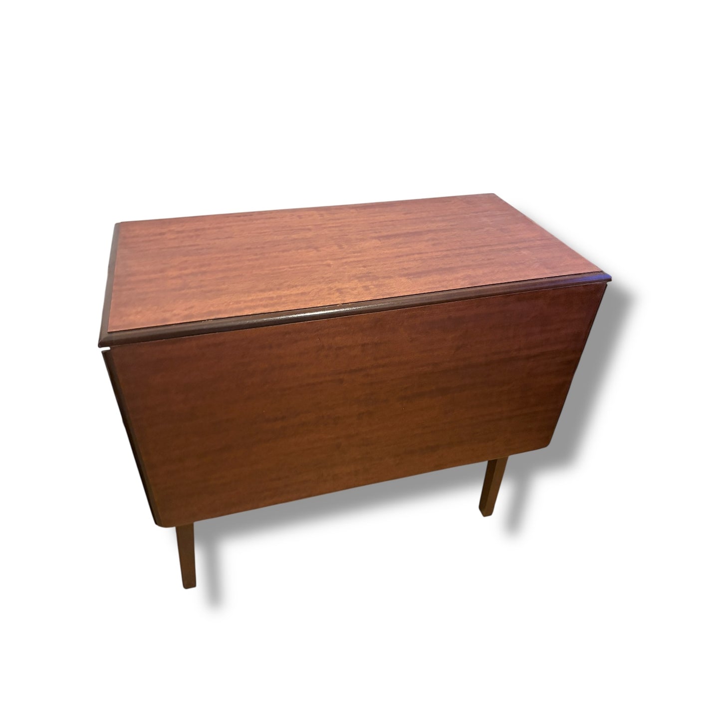 Mid-Century Drop Leaf Mahogany Dining Table