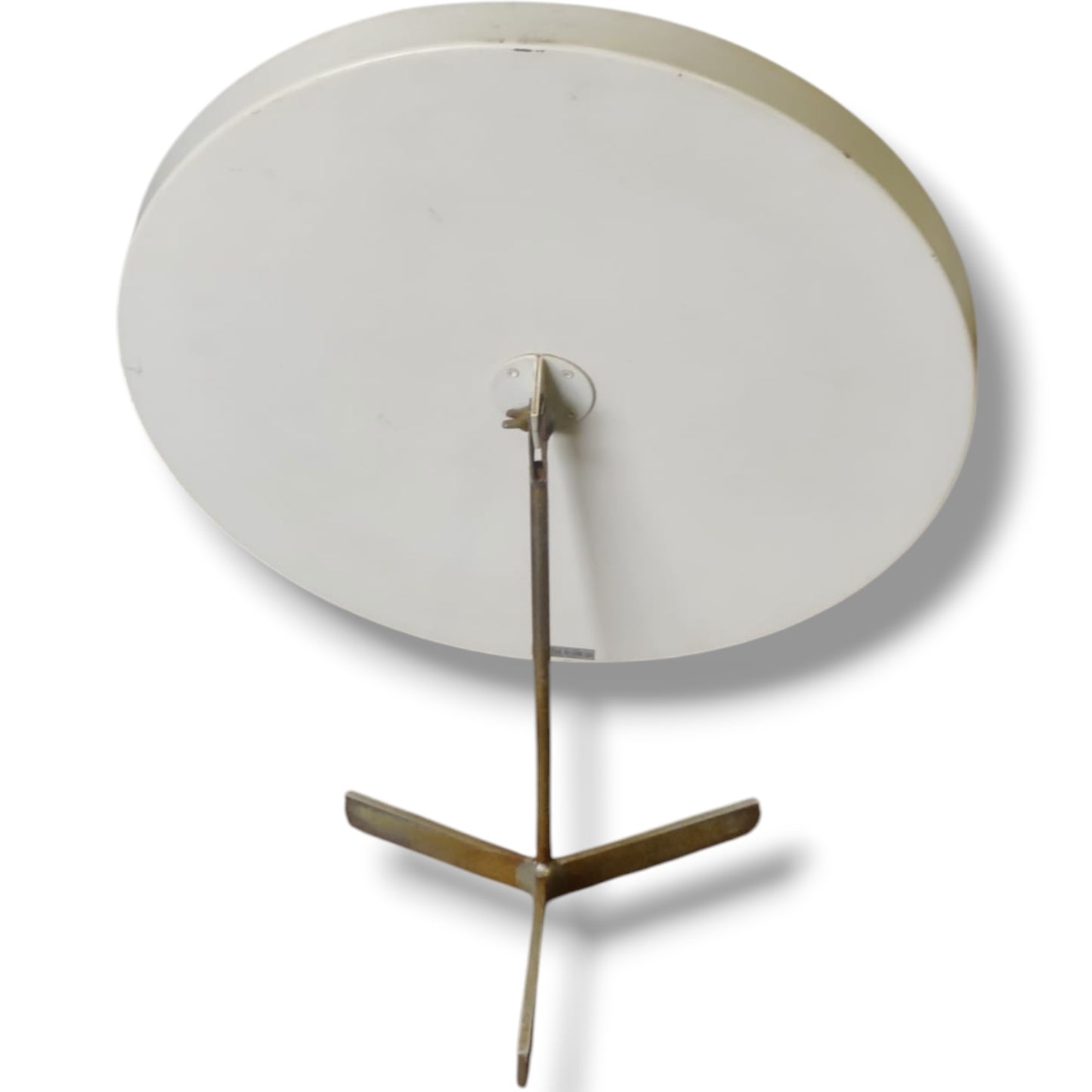 Vintage Tilting Table Mirror – Mid Century Oval Dressing Mirror with Tripod Base