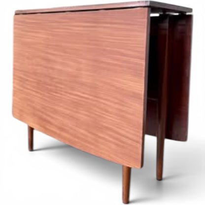 Mid Century EON Elliotts of Newbury Teak Drop Leaf Dining Table | Gate Leg Extending Kitchen Table
