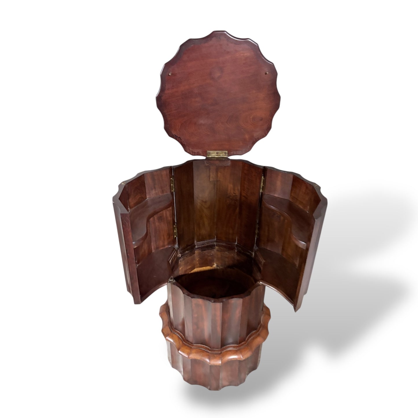 Art Deco Victorian Octagonal Drinks Cabinet / Jardinière Stand