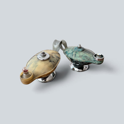 Vintage Pifco Aladdin’s Lamp Battery Powered Lamps – Pair