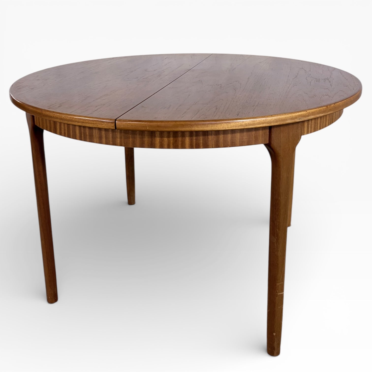 Vintage McIntosh Round Extending Dining Table, c.1960s — view 2
