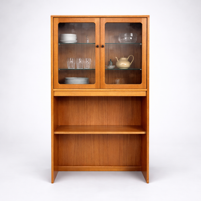 G Plan Teak & Glass Display Cabinet (Mid Century)