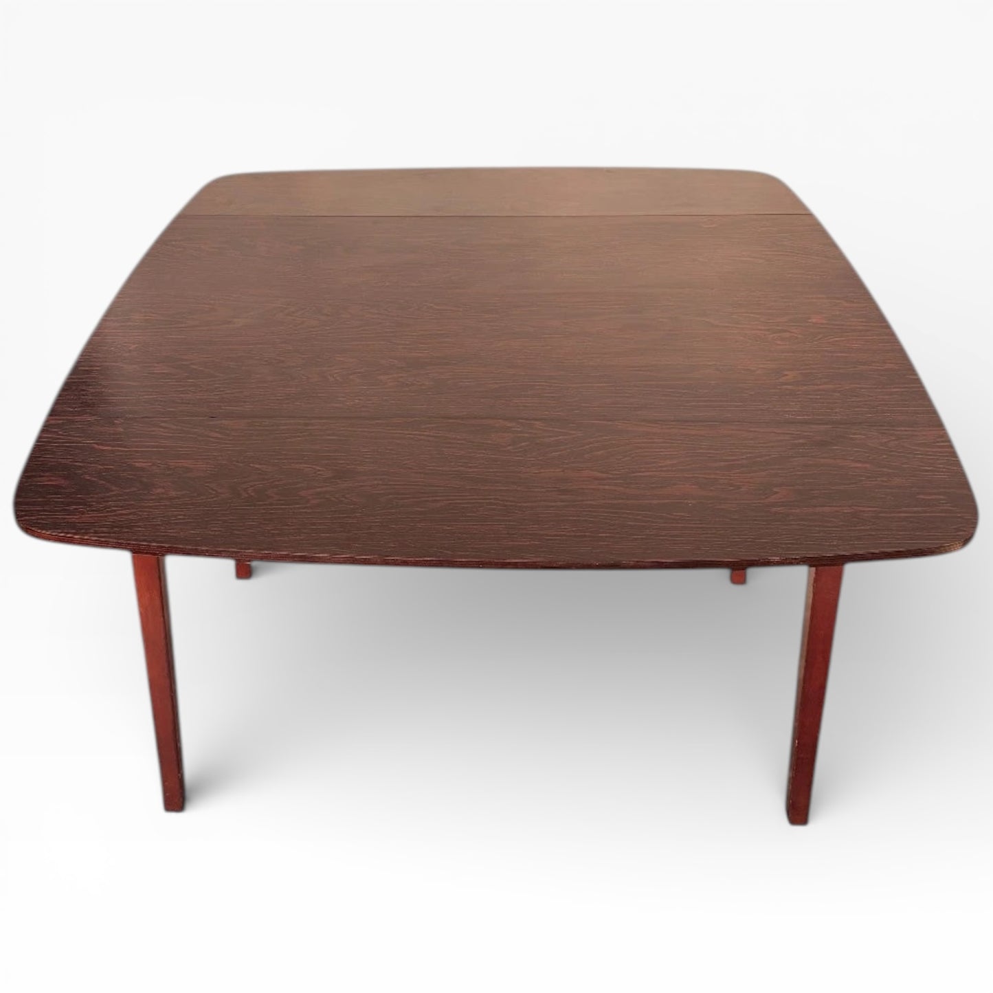 Vintage Drop-Leaf Table – Mid-Century Dining Table with Rosewood Effect & Twin Drop Leaf Design
