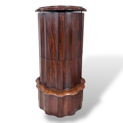 Art Deco Victorian Octagonal Drinks Cabinet / Jardinière Stand