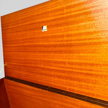 Avalon Teak Blanket Box – Mid Century Vintage Teak Storage Chest | Durable Lift-Top Box