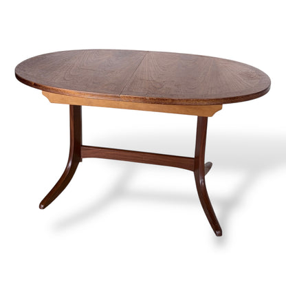 Vintage Parker Knoll Oval Extending Dining Table