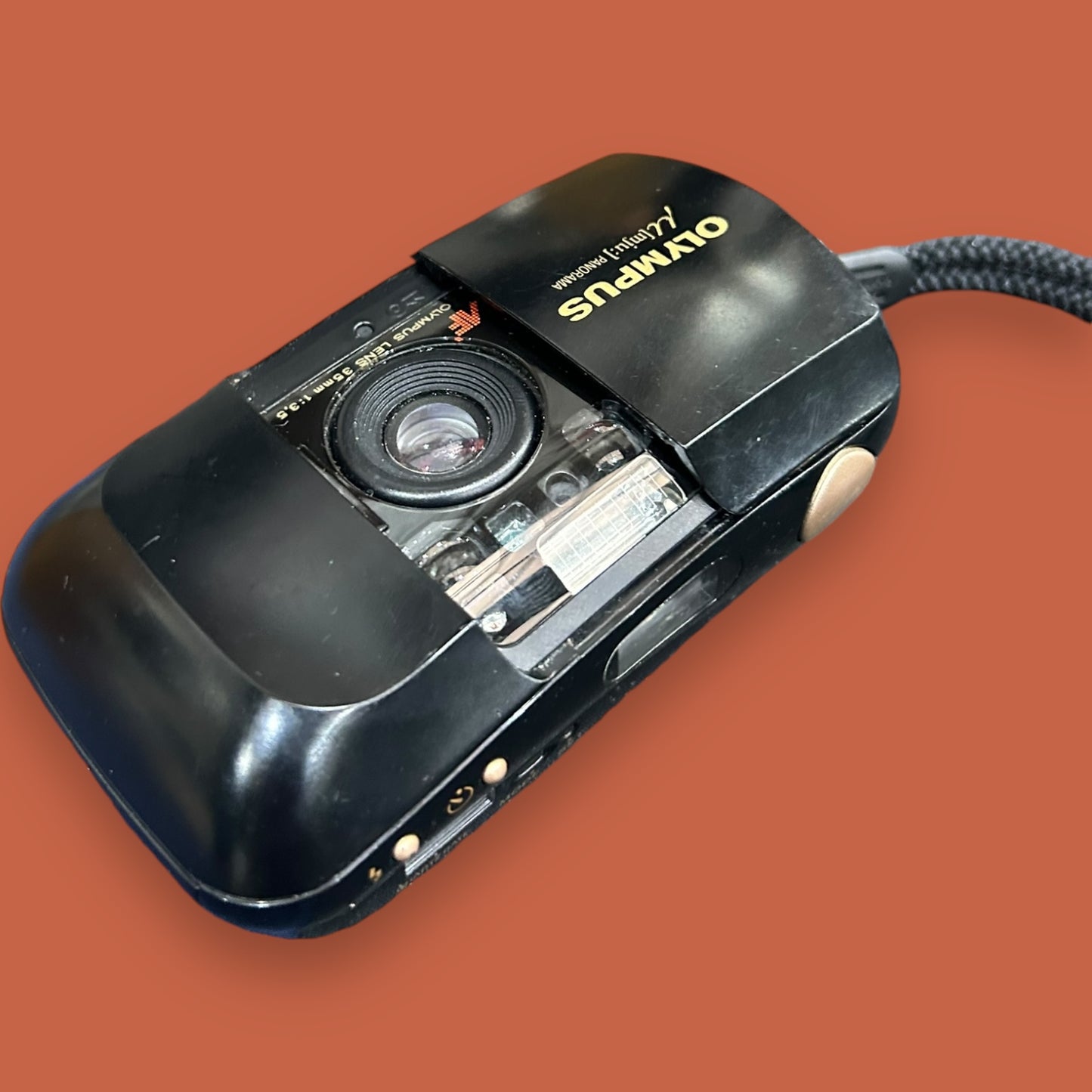 Vintage 90s Olympus Mju Panorama 35mm Film Camera