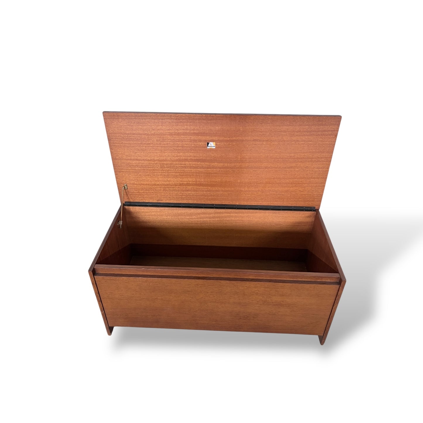 Avalon Teak Blanket Box – Mid Century Storage Chest — view 7