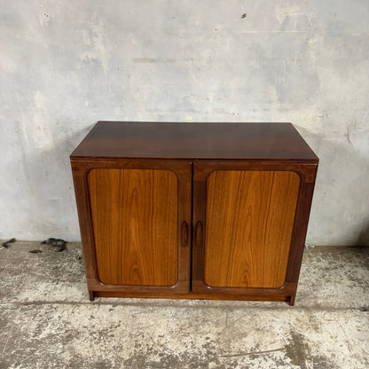 Mid Century Danish Rosewood Compact Sideboard by Dyrlund