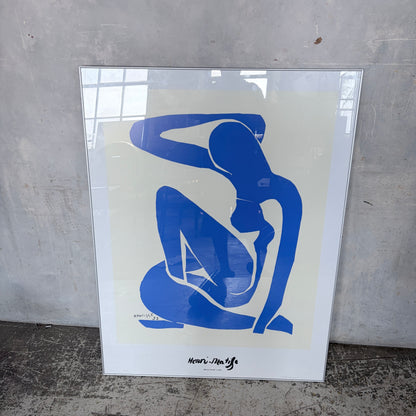 Henri Matisse Blue Nude II (1952) Framed Lithograph Print | Large Modernist Wall Art