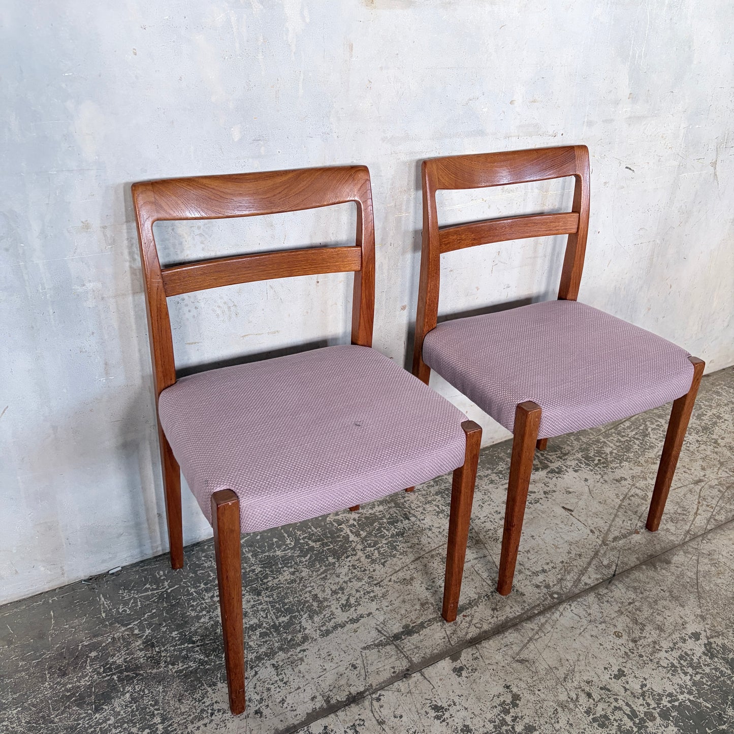Nils Jonsson for Troeds Swedish Mid Century Teak Dining Chairs – Set of Two