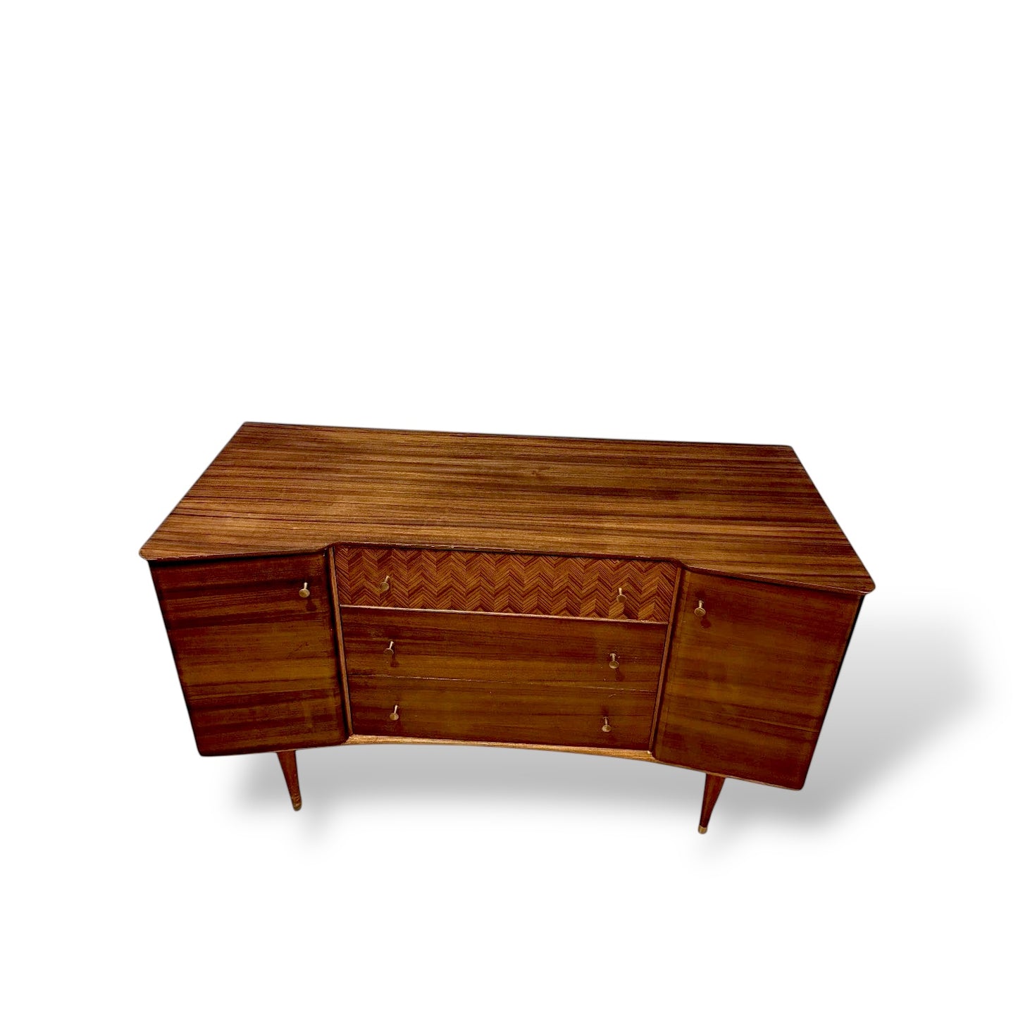 Vintage Uniflex Walnut & Teak Sideboard – Mid-Century — view 7