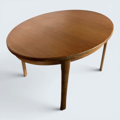 Mid-Century Sutcliffe of Todmorden Oval Extending Dining Table