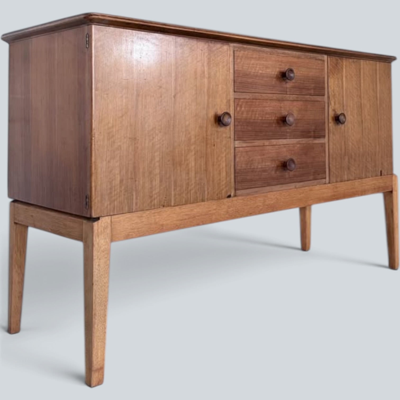 Mid Century Gordon Russell of Broadway Walnut Sideboard Cabinet