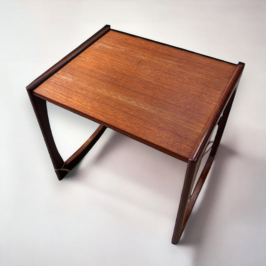 mid century G plan quadrille side table