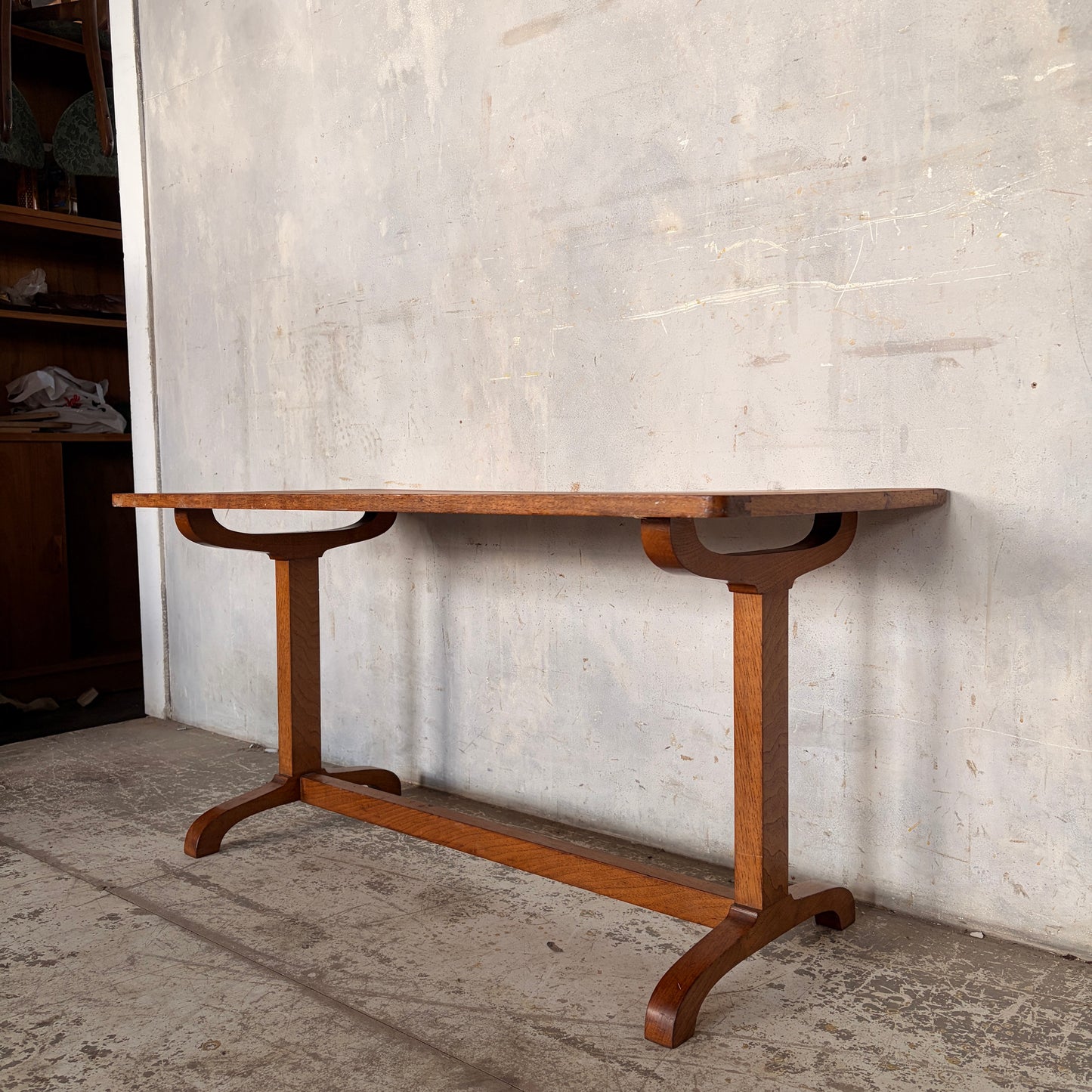 Art Deco Tiger Oak Coffee Table Attributed to Heals