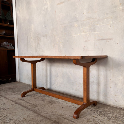 Art Deco Tiger Oak Coffee Table Attributed to Heals