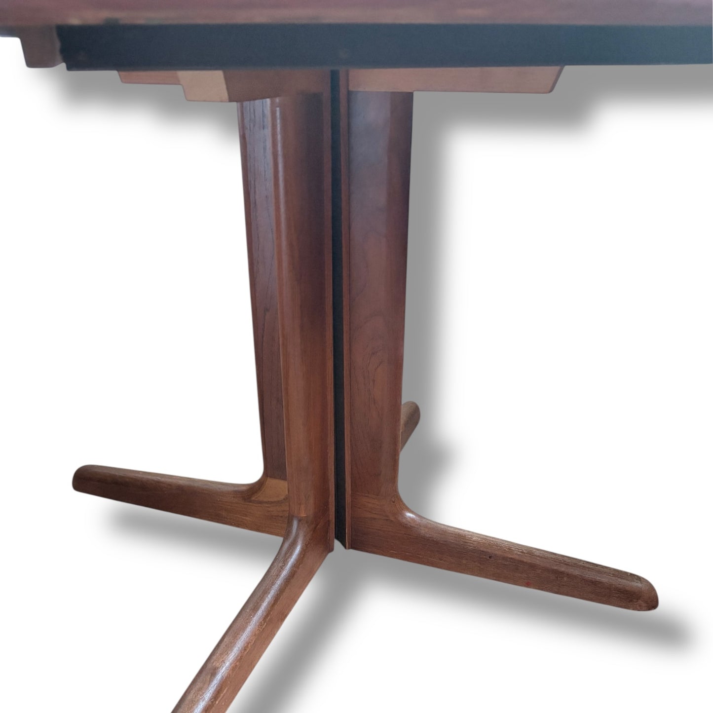 Danish Mid-Century Square Teak Dining Table by Skovby