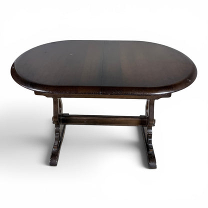 Priory Furniture Vintage Solid Oak Extending Dining Table