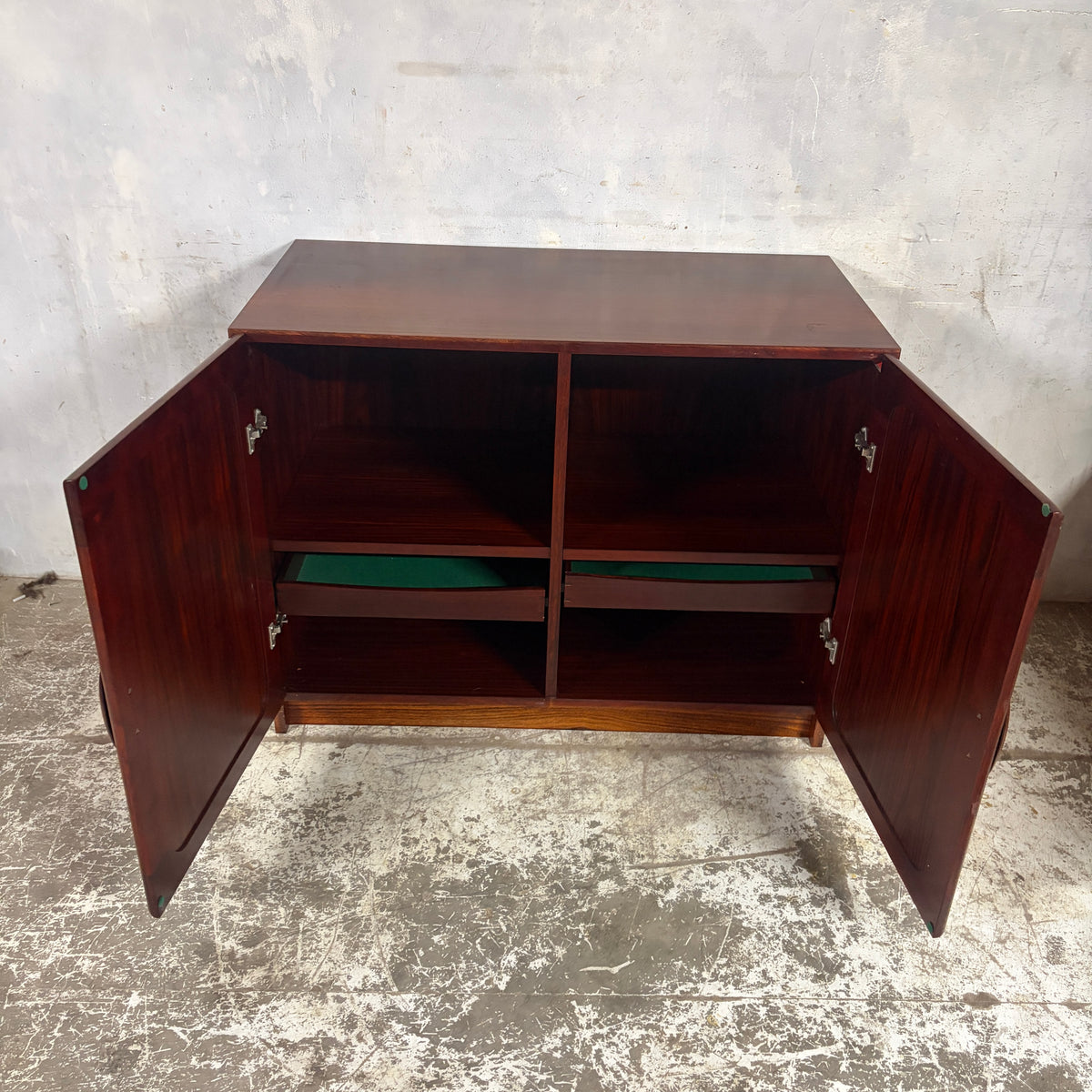 Mid Century Danish Rosewood Compact Sideboard by Dyrlund
