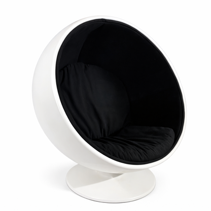 Space Age Egg Chair – Retro Pod Chair With Sculptural Pedestal Base