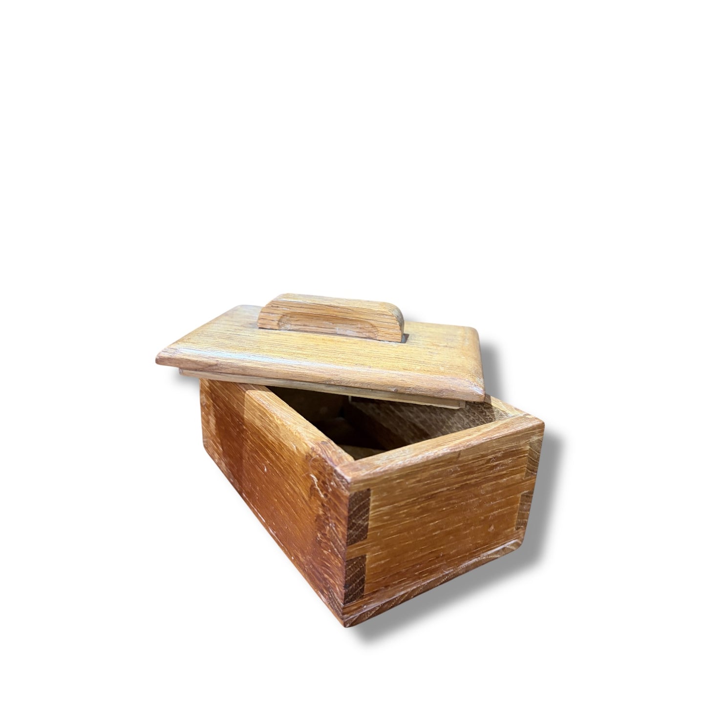 Oak Lidded Jewellery Box – Solid Wood Storage