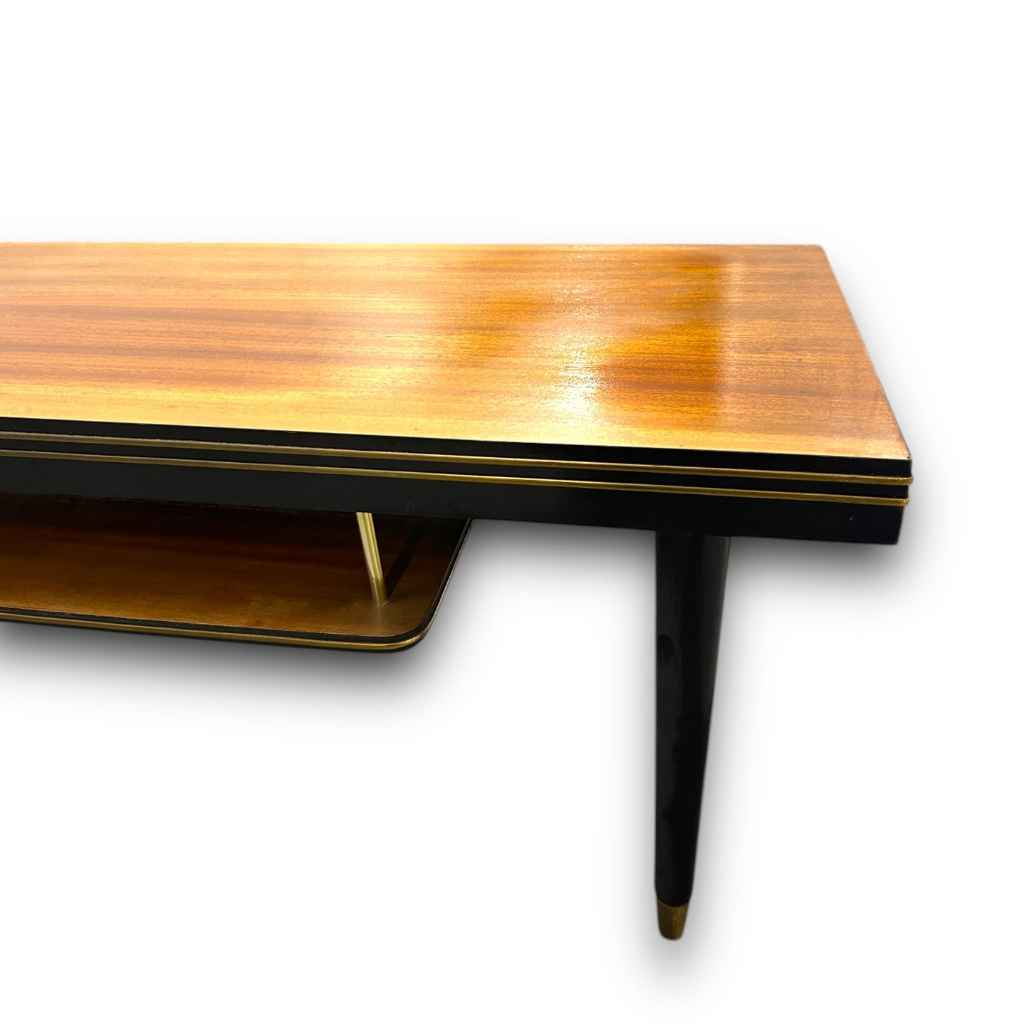 Mid Century Coffee Table with Shelf