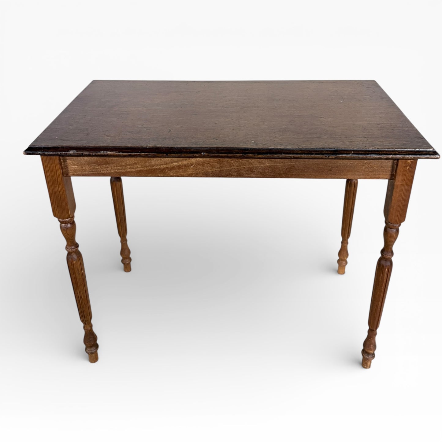 Mid Century Pine and Oak Console Table
