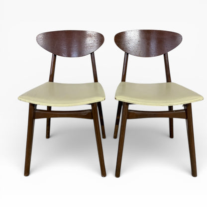 Mid-Century Danish Butterfly Back Chairs – Pair