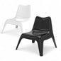 Pair of Ikea PS Vago Lounge Chairs – black and white