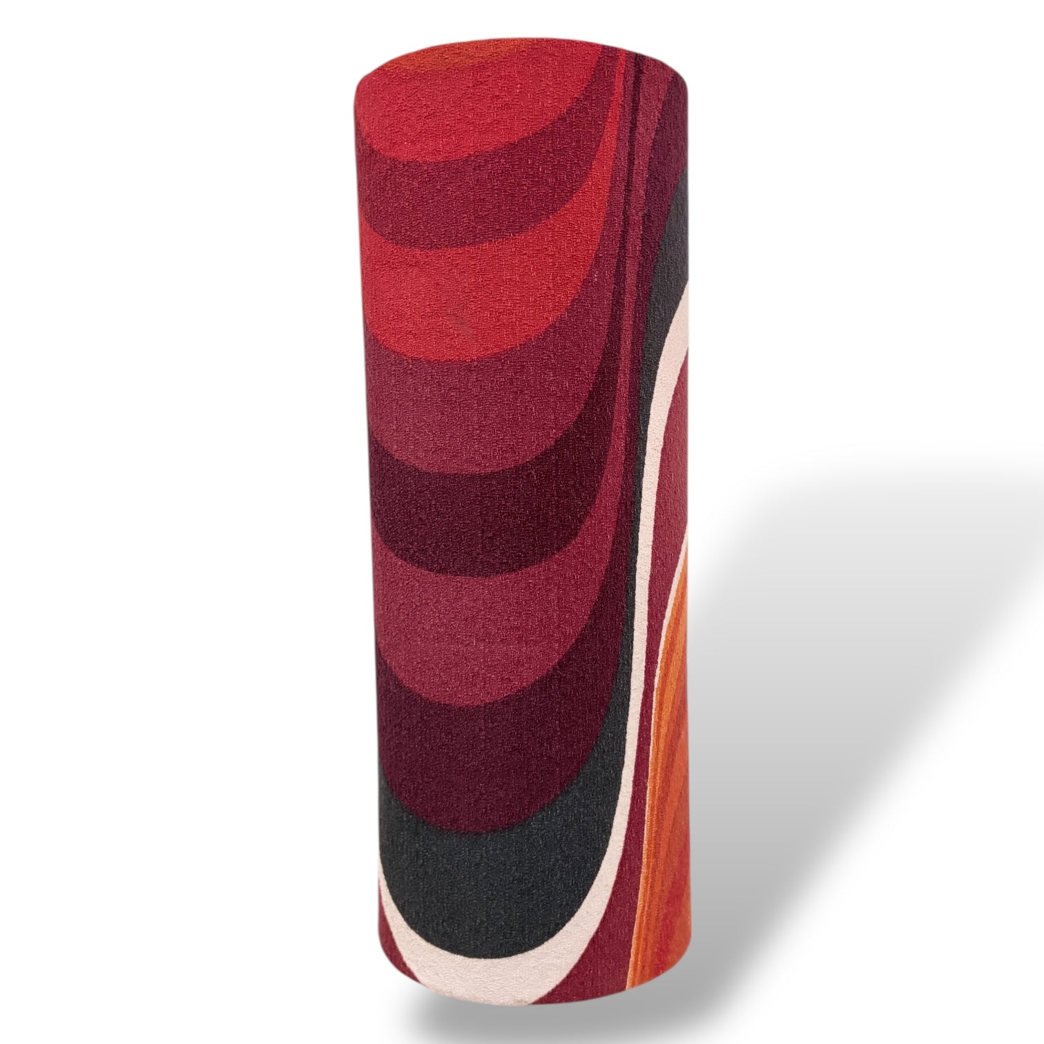 Vintage Table Lamp with Handmade Shade by Lightfandango – Barbara Brown “Frequency” Heals 1968 Fabric — view 2