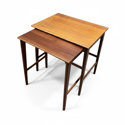 Pair of Mid Century Teak Nesting Tables by John Herbert for A. Younger