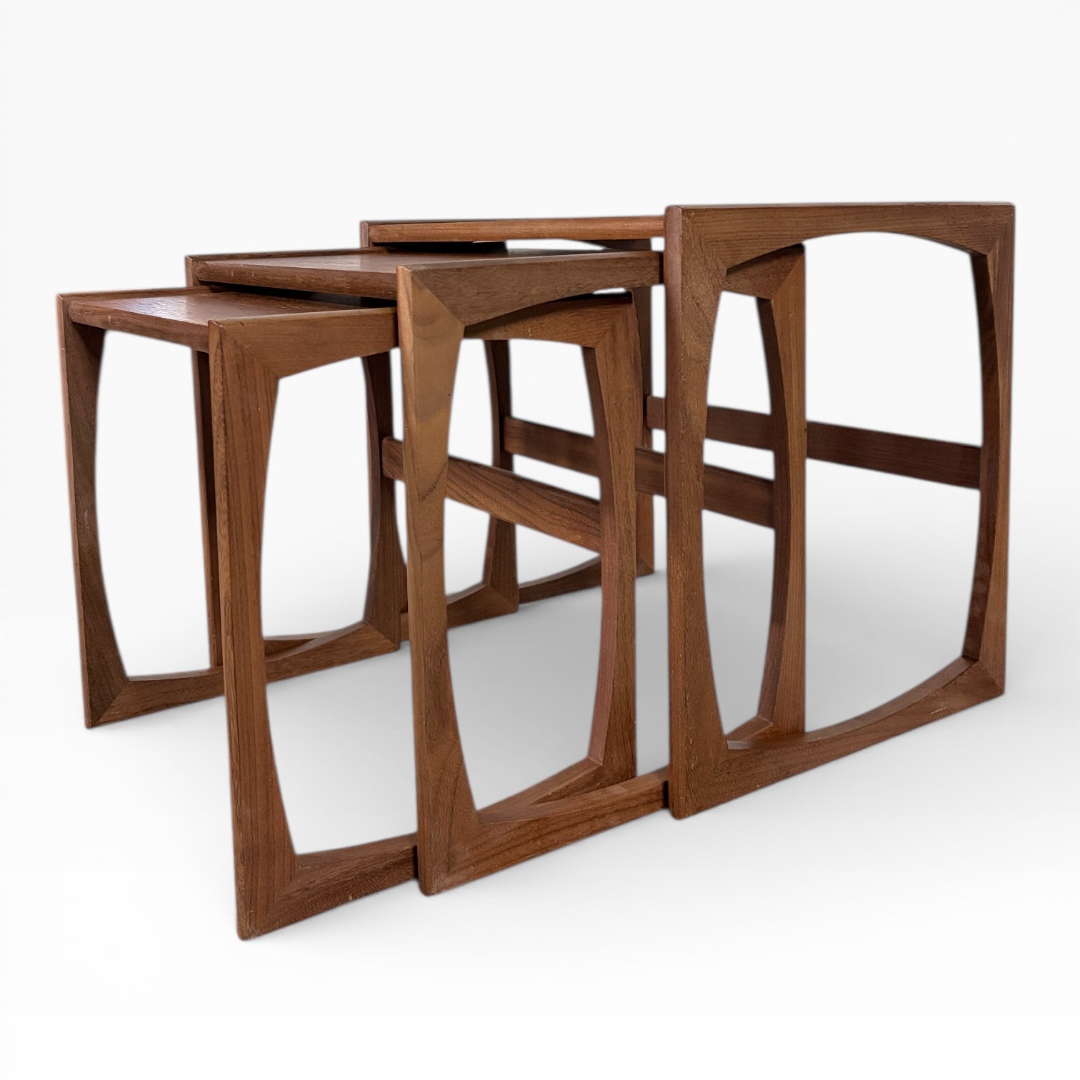 G Plan Quadrille Teak Nest of Tables – Mid-Century Modern — view 6