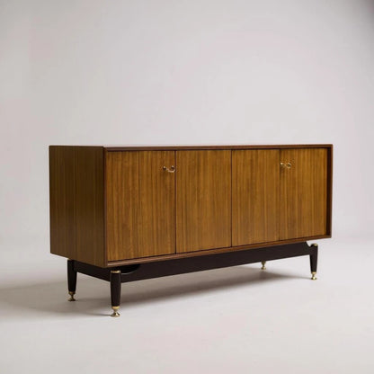Mid-Century G Plan Librenza Tola Accordion Door Sideboard — view 5