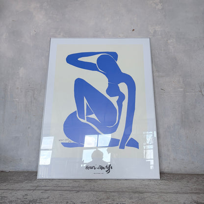 Henri Matisse Blue Nude II (1952) Framed Lithograph Print | Large Modernist Wall Art