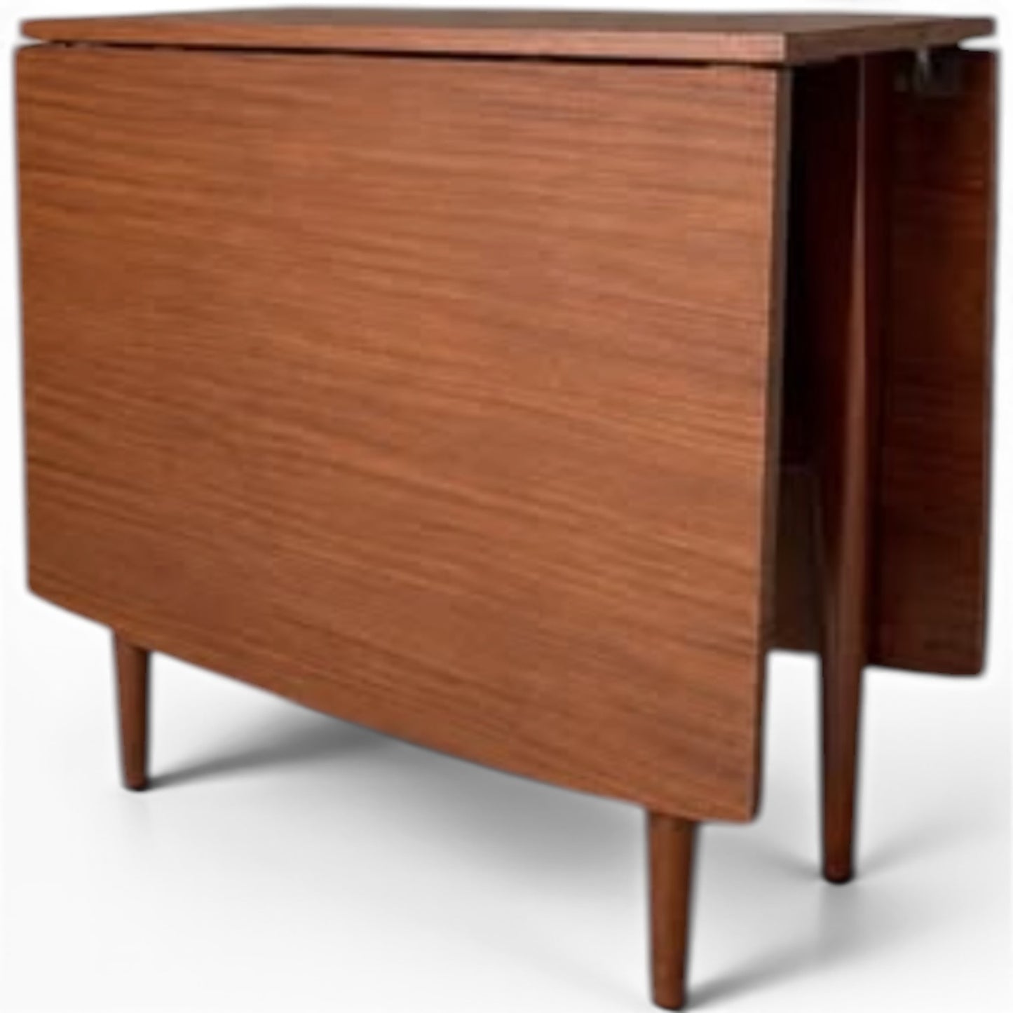 Mid Century EON Elliotts of Newbury Teak Drop Leaf Dining Table | Gate Leg Extending Kitchen Table