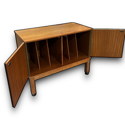 Mid Century Teak Danish Record Cabinet