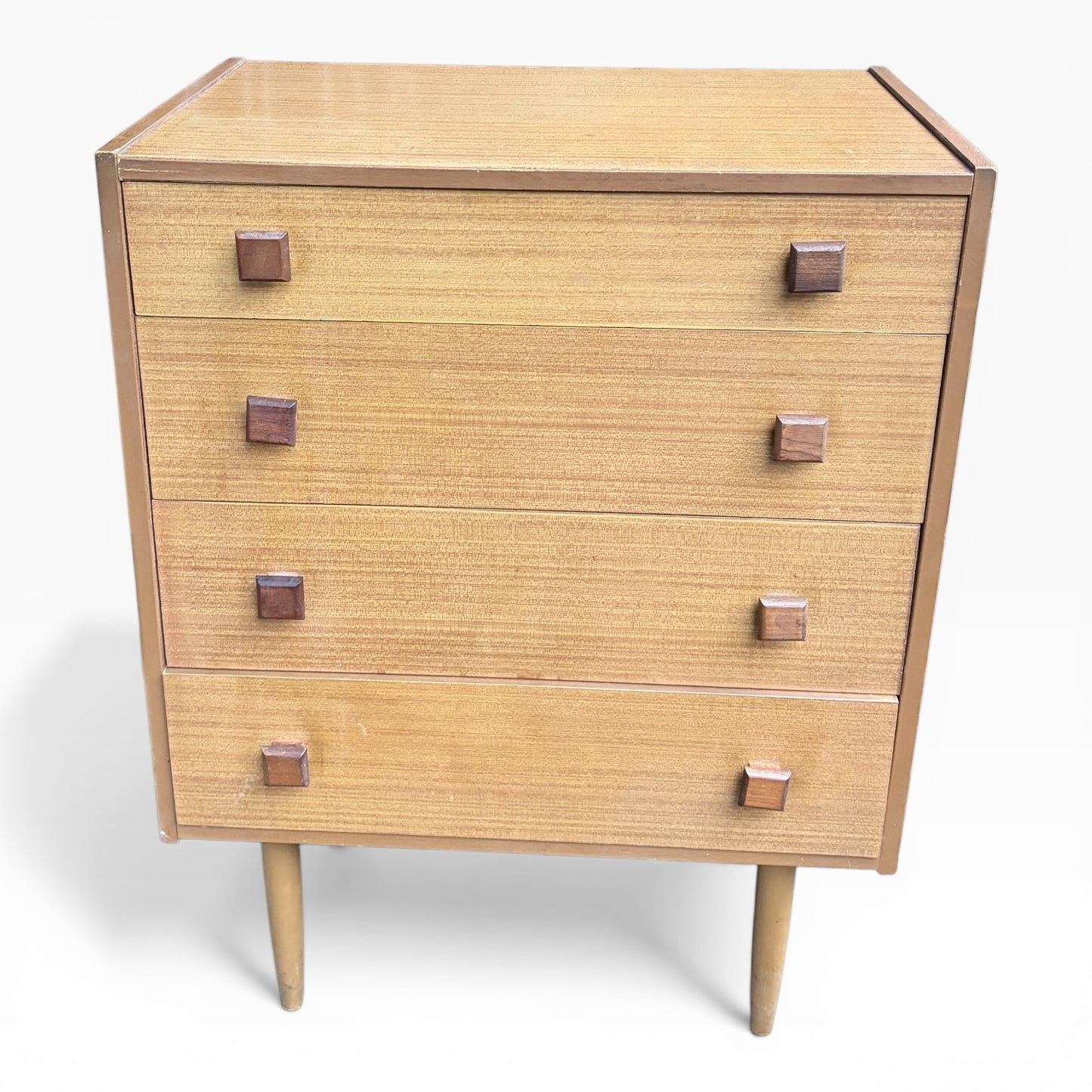 Mid-Century Teak Compact Chest of Drawers