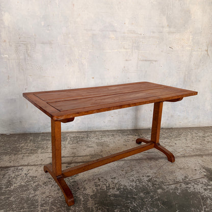 Art Deco Tiger Oak Coffee Table Attributed to Heals