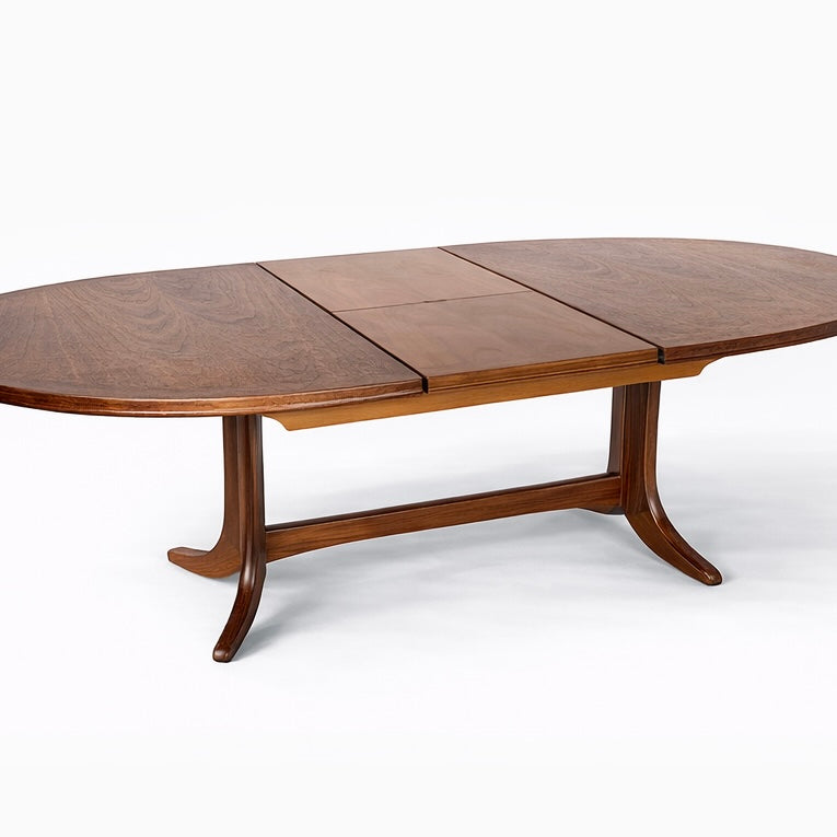 Vintage Parker Knoll Oval Extending Dining Table